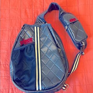 Prince Quilted Navy Sling Tennis Backpack
